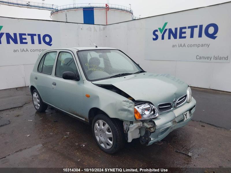 2002 NISSAN MICRA S 998cc PETROL CVT 1 Speed 5 DOOR HATCHBACK