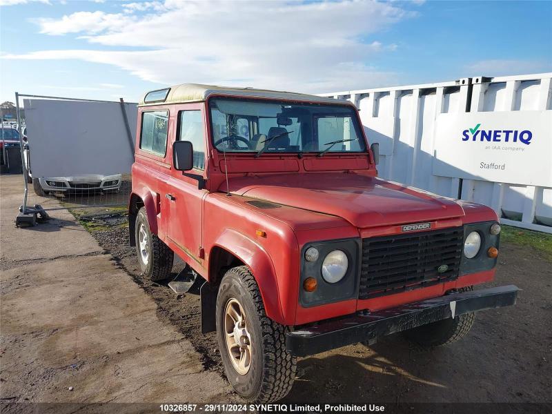 1993 LAND ROVER DEFENDER 90 TDI HT 2495cc TURBO DIESEL MANUAL 2 DOOR ...
