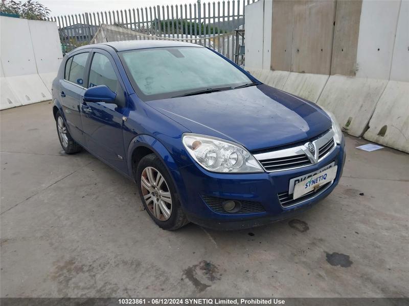 2009 VAUXHALL ASTRA DESIGN 1598cc PETROL MANUAL 5 Speed 5 DOOR HATCHBACK