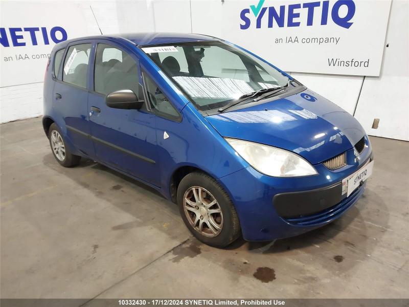 2008 MITSUBISHI COLT ATTIVO 1124cc PETROL MANUAL 5 Speed 5 DOOR HATCHBACK