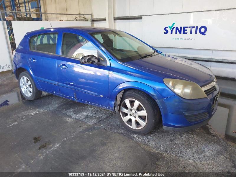 2005 VAUXHALL ASTRA BREEZE 16V TWINPORT 1598cc PETROL MANUAL 5 Speed 5 DOOR HATCHBACK