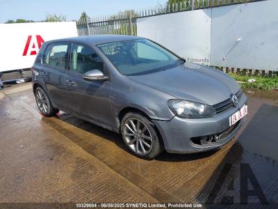 Image of 2012 VOLKSWAGEN GOLF MATCH TDI 1598cc TURBO DIESEL MANUAL 5 Speed 5 DOOR HATCHBACK