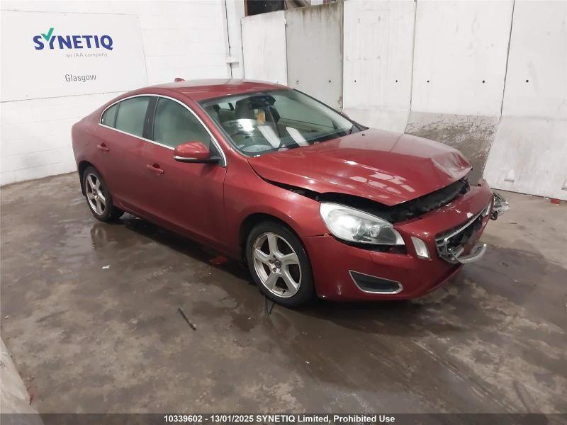 2012 VOLVO S60 D3 SE LUX 1984cc TURBO DIESEL MANUAL 6 Speed 4 DOOR SALOON