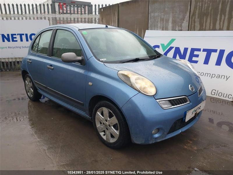 2009 NISSAN MICRA 25 1386cc PETROL MANUAL 5 Speed 5 DOOR HATCHBACK