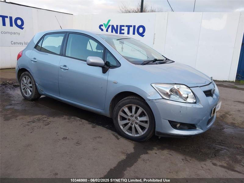 2009 TOYOTA AURIS VVT-I LIMITED EDITION 1398cc PETROL MANUAL 5 Speed 5 DOOR HATCHBACK