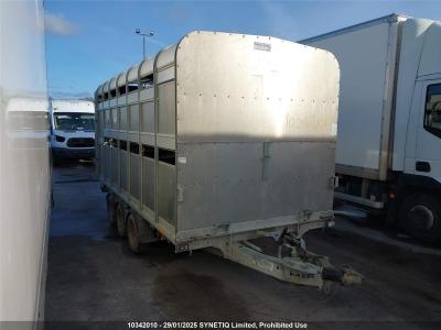 2007 IFOR WILLIAMS DP120 LIVESTOCK TRAILER