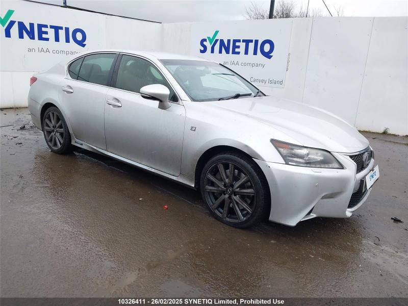 2013 LEXUS GS 450H F SPORT 3456cc PETROL/ELECTRIC CVT 1 Speed 4 DOOR SALOON