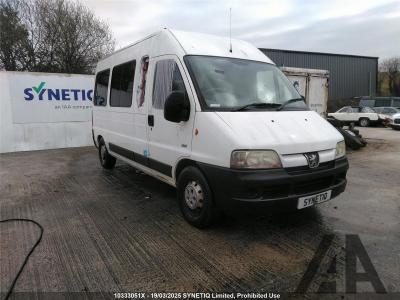 Image of 2006 PEUGEOT BOXER 350 LX LWB HDI H/R 2798cc TURBO DIESEL MANUAL WINDOW VAN