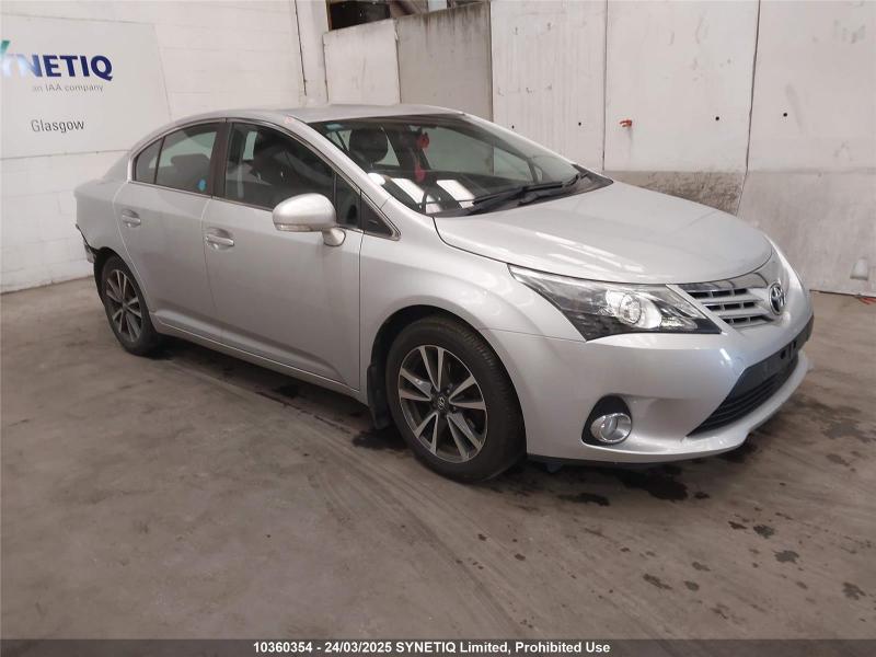 2014 TOYOTA AVENSIS VALVEMATIC ICON BUSINESS EDITI 1798cc PETROL MANUAL 6 Speed 4 DOOR SALOON