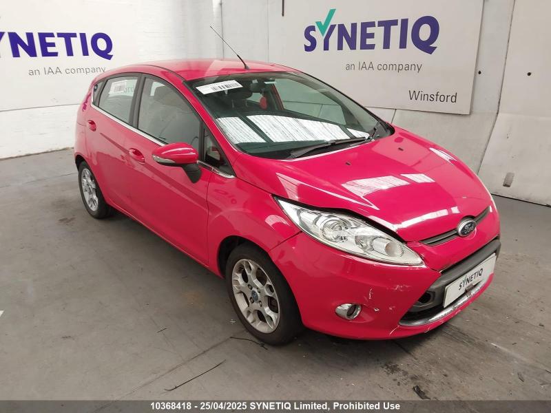 2011 FORD FIESTA ZETEC TDCI 1398cc TURBO DIESEL MANUAL 5 Speed 5 DOOR HATCHBACK