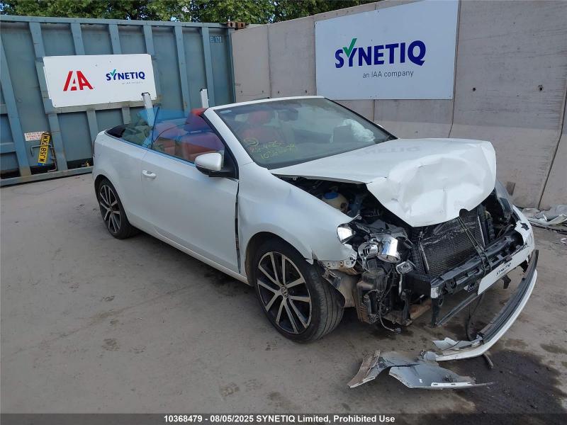 2012 VOLKSWAGEN GOLF GT TDI BLUEMOTION TECHNOLOGY 1968cc TURBO DIESEL MANUAL 6 Speed 2 DOOR CONVERTIBLE