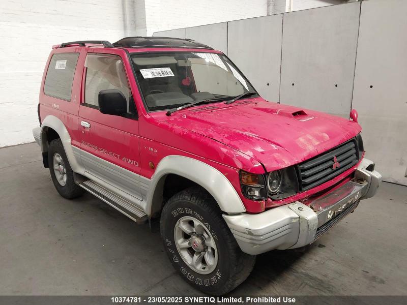 1996 MITSUBISHI PAJERO IMPORT 2830cc DIESEL MANUAL 5 Speed 3 DOOR ESTATE