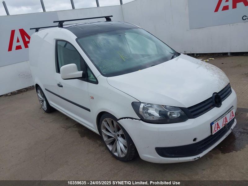 2011 VOLKSWAGEN CADDY C20 TDI 102 1598cc TURBO DIESEL MANUAL 5 Speed 5 DOOR PANEL VAN