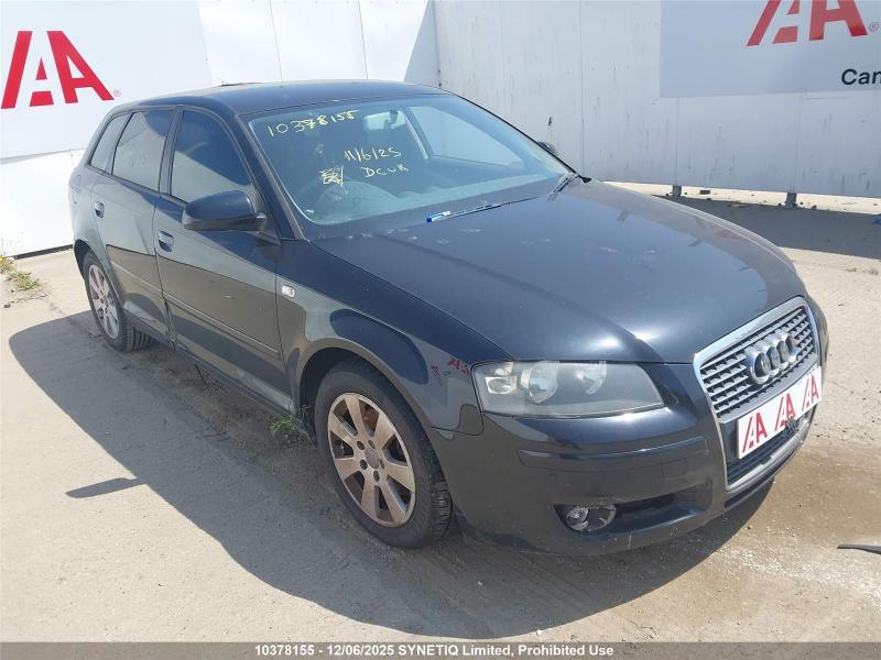 2008 AUDI A3 TDI SPORT 1968cc TURBO DIESEL MANUAL 6 Speed 5 DOOR HATCHBACK