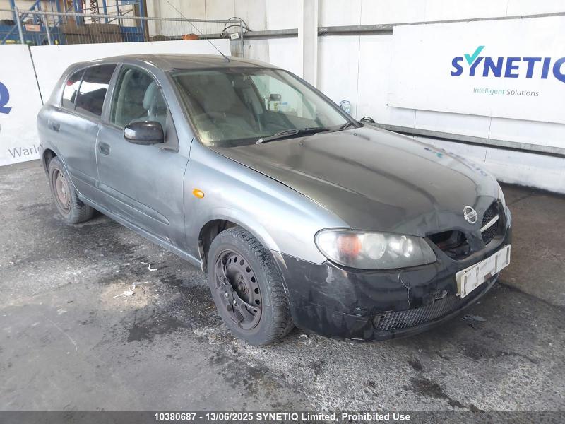 2004 NISSAN ALMERA S 1497cc PETROL MANUAL 5 Speed 5 DOOR HATCHBACK