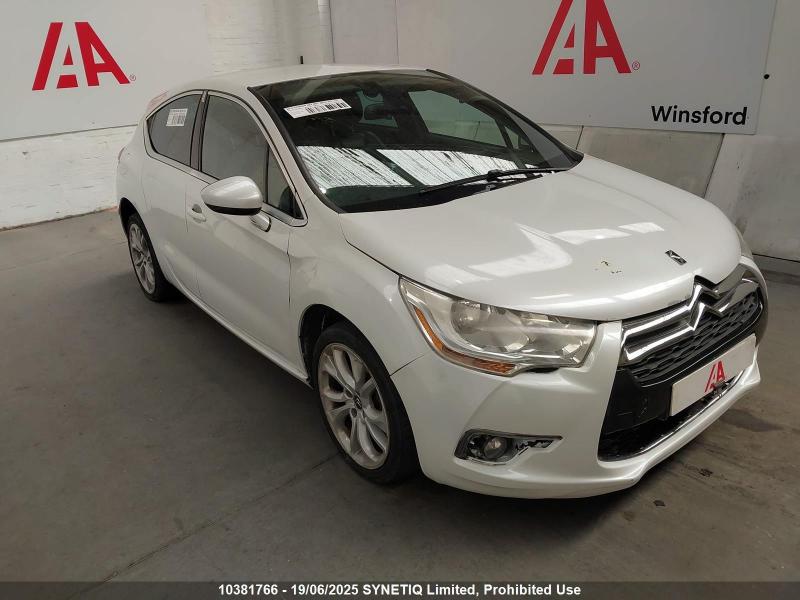 2013 CITROEN DS4 HDI DSTYLE 1560cc TURBO DIESEL MANUAL 6 Speed 5 DOOR HATCHBACK