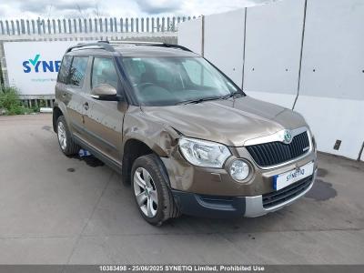 Image of 2011 SKODA YETI SE GREENLINE II TDI CR 1598cc TURBO DIESEL MANUAL 5 DOOR HATCHBACK
