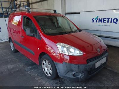 Image of 2014 PEUGEOT PARTNER HDI PROFESSIONAL L1 625 1560cc TURBO DIESEL MANUAL 5 Speed PANEL VAN