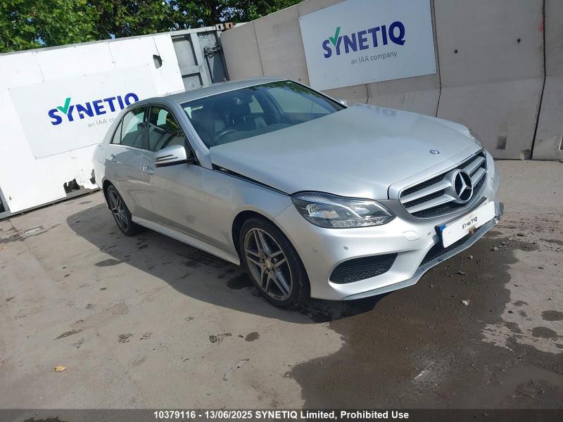 2014 MERCEDES E-CLASS E220 CDI AMG SPORT 2143cc TURBO DIESEL AUTOMATIC 4 DOOR SALOON