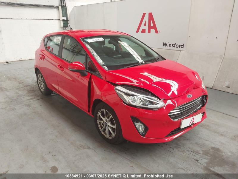 2019 FORD FIESTA ZETEC 998cc TURBO PETROL MANUAL 6 Speed 5 DOOR HATCHBACK