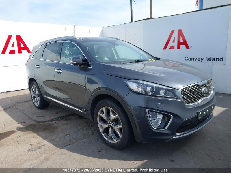 2016 KIA SORENTO CRDI KX-4 ISG 2199cc TURBO DIESEL AUTOMATIC 6 Speed 5 DOOR ESTATE