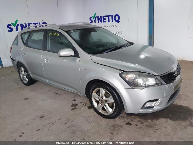2012 KIA CEED CRDI 2 SW ECODYNAMICS 1582cc TURBO DIESEL MANUAL 6 Speed 5 DOOR ESTATE