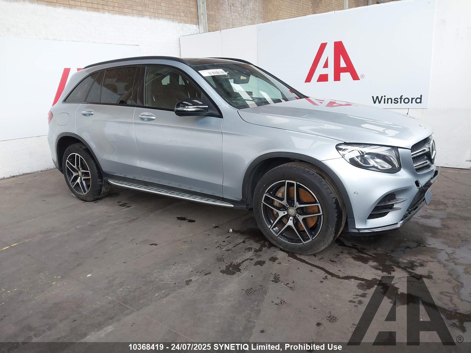 2016 MERCEDES GLC-CLASS GLC 250 D 4MATIC AMG LINE PREM 2143cc TURBO DIESEL AUTOMATIC 5 DOOR ESTATE