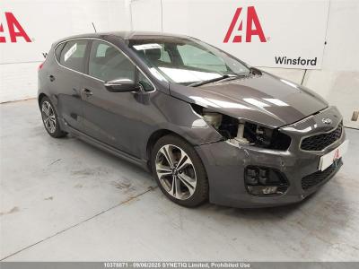 Image of 2016 KIA CEED CRDI GT-LINE ISG 1582cc TURBO DIESEL MANUAL 6 Speed 5 DOOR HATCHBACK
