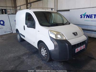 Image of 2010 PEUGEOT BIPPER HDI S 1398cc TURBO DIESEL MANUAL 5 Speed PANEL VAN