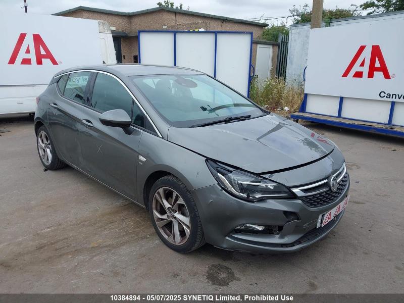 2018 VAUXHALL ASTRA SRI NAV S/S 1598cc TURBO PETROL MANUAL 6 Speed 5 DOOR HATCHBACK