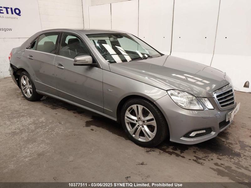 2009 MERCEDES E-CLASS E250 CDI BLUEEFFICIENCY AVANTG 2143cc TURBO DIESEL AUTOMATIC 4 DOOR SALOON
