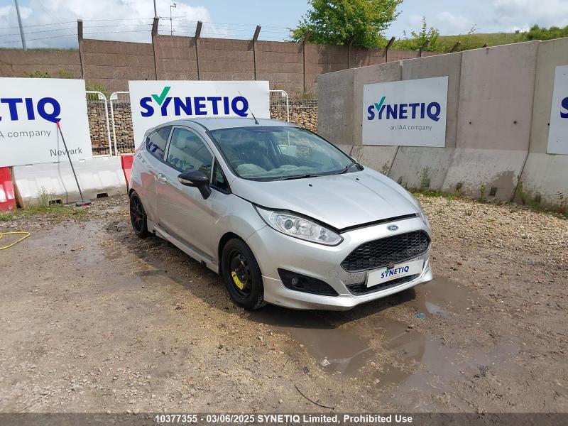 2014 FORD FIESTA ZETEC S TDCI 1560cc TURBO DIESEL MANUAL 5 Speed 3 DOOR HATCHBACK