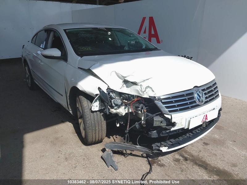 2012 VOLKSWAGEN CC GT TDI BLUEMOTION TECHNOLOGY D 1968cc TURBO DIESEL SEMI AUTO 4 DOOR COUPE