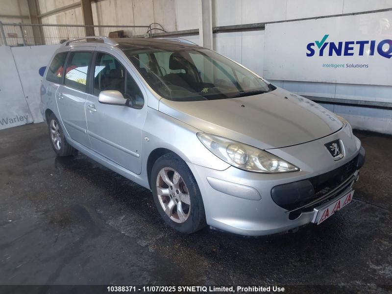 2007 PEUGEOT 307 SW S 1587cc PETROL MANUAL 5 Speed 5 DOOR ESTATE