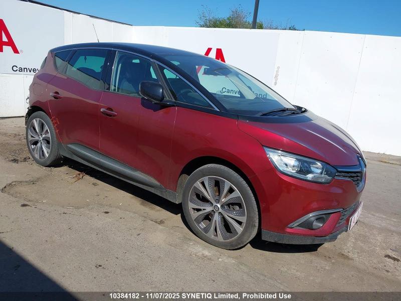 2017 RENAULT SCENIC DYNAMIQUE S NAV DCI EDC 1461cc TURBO DIESEL AUTOMATIC 7 Speed 5 DOOR MPV