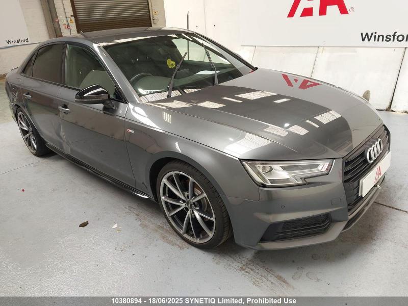 2018 AUDI A4 TFSI S LINE BLACK EDITION 1395cc TURBO PETROL MANUAL 6 Speed 4 DOOR SALOON