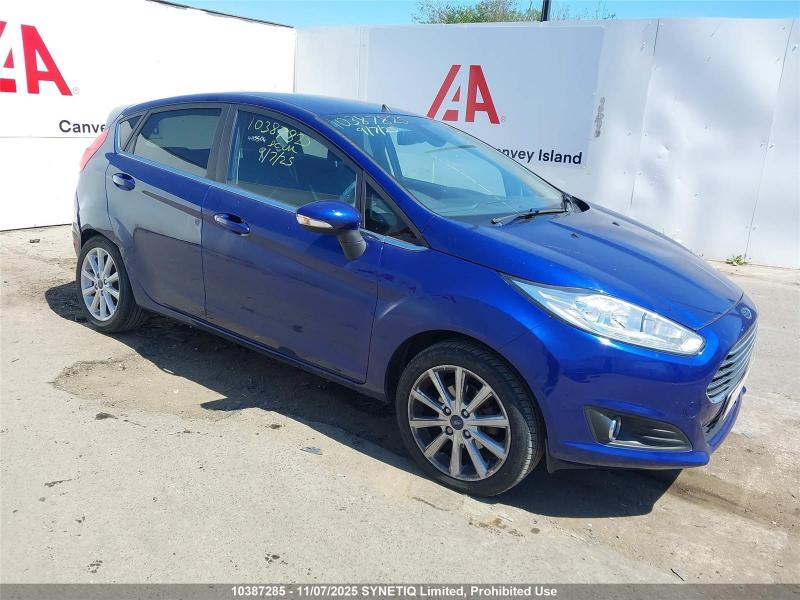 2017 FORD FIESTA TITANIUM 998cc TURBO PETROL MANUAL 5 Speed 5 DOOR HATCHBACK