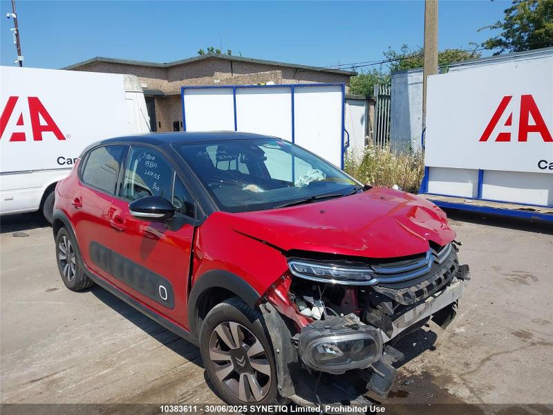 2019 CITROEN C3 PURETECH FLAIR PLUS S/S EAT6 1199cc TURBO PETROL AUTOMATIC 5 DOOR HATCHBACK