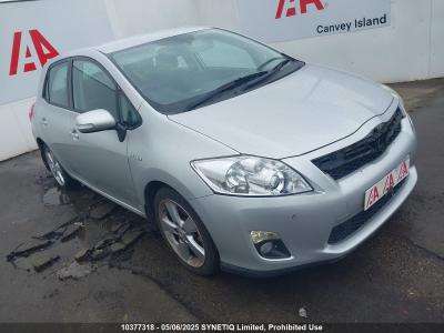 Image of 2011 TOYOTA AURIS T SPIRIT 1797cc PETROL/ELECTRIC CVT 1 Speed 5 DOOR HATCHBACK