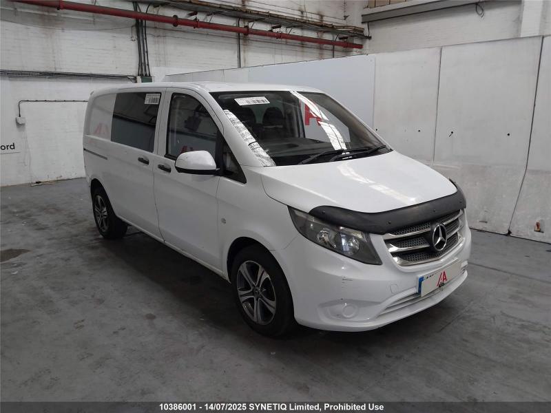 2016 MERCEDES VITO 109 CDI 1598cc TURBO DIESEL MANUAL 2 DOOR PANEL VAN