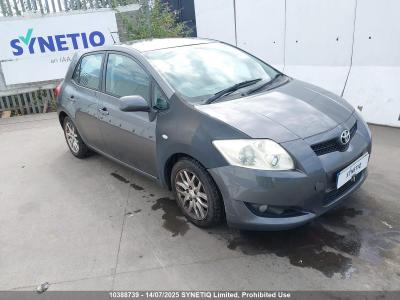 Image of 2008 TOYOTA AURIS T3 VVT-I 1598cc PETROL MANUAL 5 Speed 5 DOOR HATCHBACK