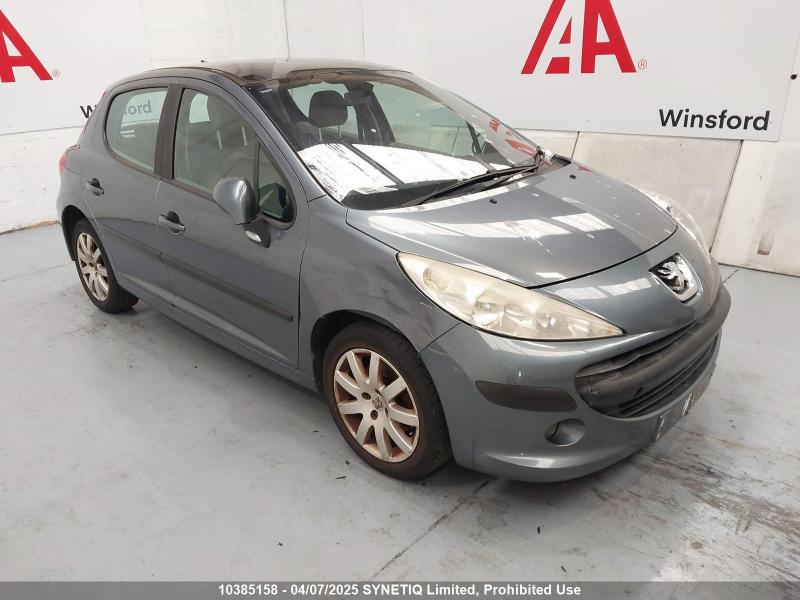 2007 PEUGEOT 207 SE 1560cc TURBO DIESEL MANUAL 5 Speed 5 DOOR HATCHBACK