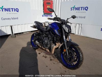 Image of 2021 YAMAHA MT 07 689cc PETROL MANUAL MOTORCYCLE