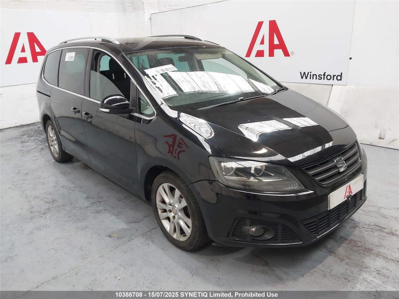 2016 SEAT ALHAMBRA TDI SE LUX 1968cc TURBO DIESEL SEMI AUTO 6 Speed 5 DOOR MPV