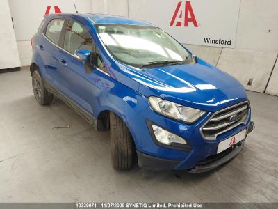 Image of 2019 FORD ECOSPORT ZETEC 999cc TURBO PETROL MANUAL 5 DOOR HATCHBACK
