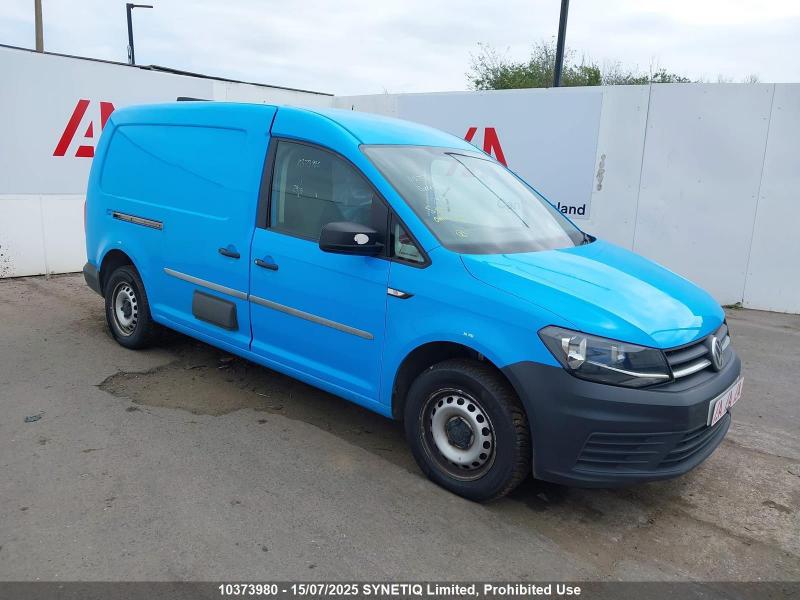 2017 VOLKSWAGEN CADDY MAXI C20 TDI STARTLINE 1968cc TURBO DIESEL MANUAL PANEL VAN