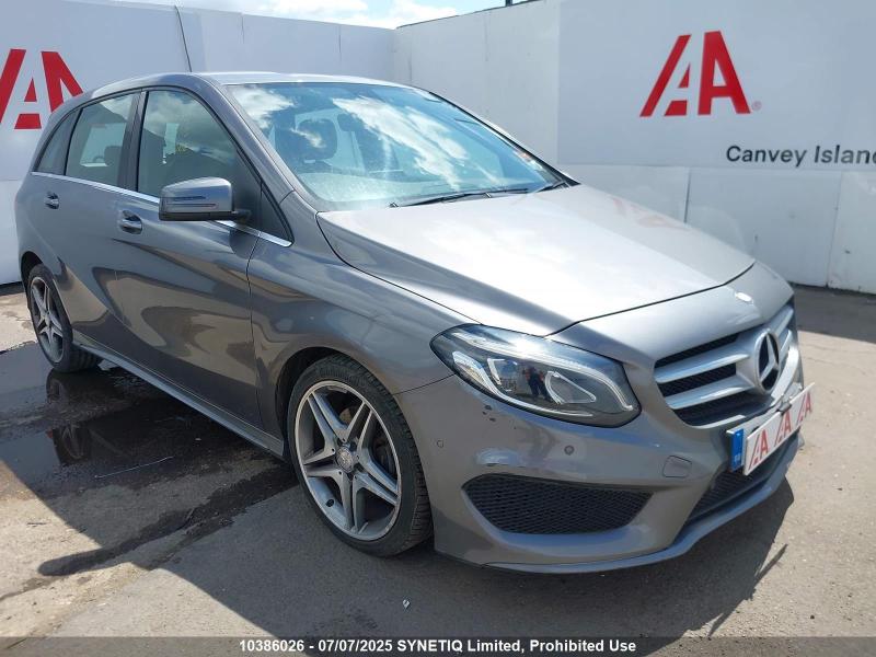 2015 MERCEDES B-CLASS B180 CDI AMG LINE PREMIUM 1461cc TURBO DIESEL MANUAL 6 Speed 5 DOOR MPV
