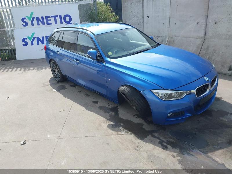 2016 BMW 3 SERIES 320D M SPORT TOURING 1995cc TURBO DIESEL AUTOMATIC 8 Speed 5 DOOR ESTATE