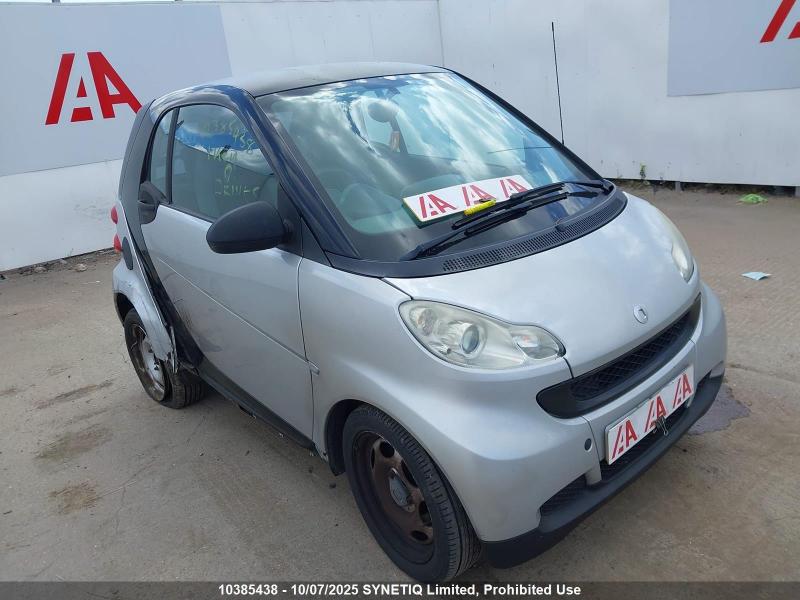 2008 SMART FORTWO COUPE PURE 999cc PETROL AUTOMATIC 2 DOOR COUPE