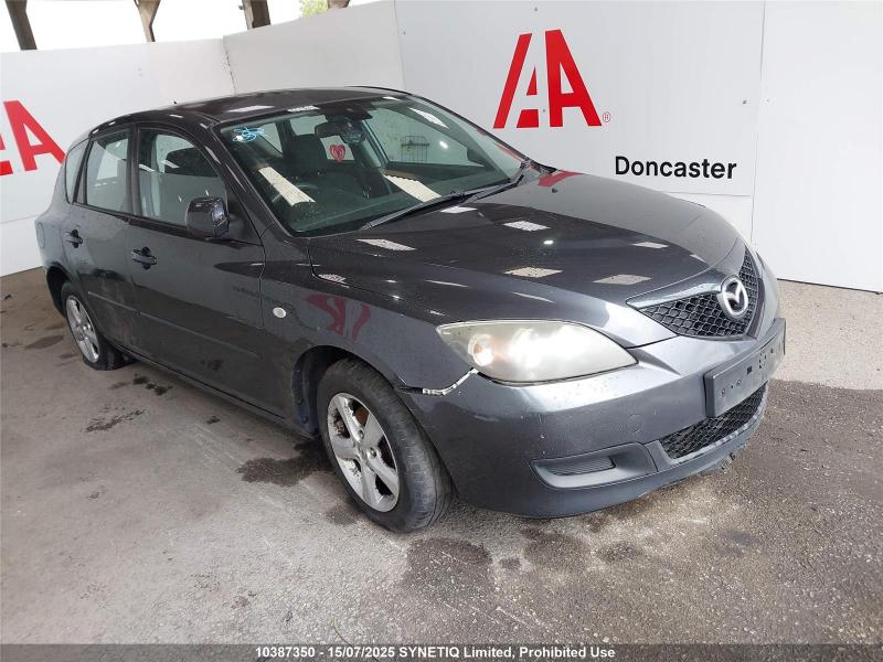 2007 MAZDA 3 TS D 1560cc TURBO DIESEL MANUAL 5 Speed 5 DOOR HATCHBACK